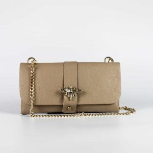 Bolso De Mano Y Bandolera Bee – Beige