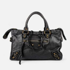 Bolso City de Piel Bob – Negro