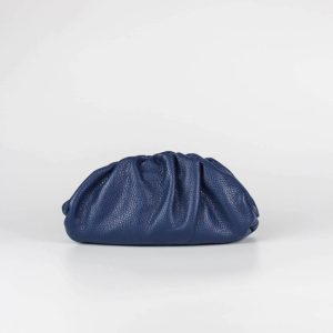 Bolso Pouch Piel Mini – Azul Marino