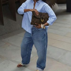 Bolso Bandolera Monaur Fortuna de Piel Trenzada  – Marrón Chocolate