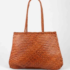 Capazo Piel Trenzado Capri – Camel