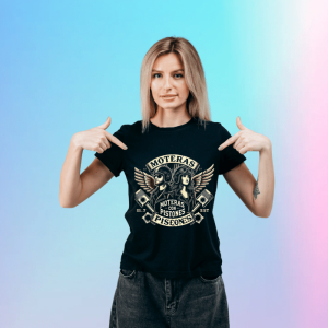 CAMISETA MOTERAS CON PISTONES MOTERO Y MOTERA