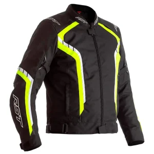 CHAQUETA RST AXIS NEGRO AMARILLO FLUOR