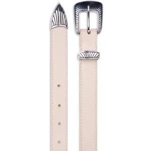 Cinturón Skinny Western Hueso