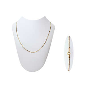 Cadena oro amarillo 18k grumet 50 cm