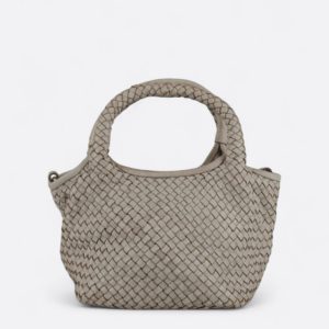 Juno Bolso De Mano Y Bandolera Trenzado – Beige