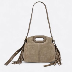 Bolso Rebel Pequeño De Ante – Topo