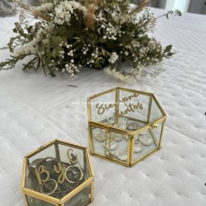 Porta alianzas caja joya