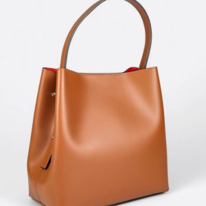Bolso Bombonera De Hombro Cloe – Camel