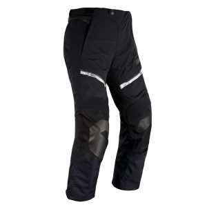 Pantalón moto hombre negro reflectante