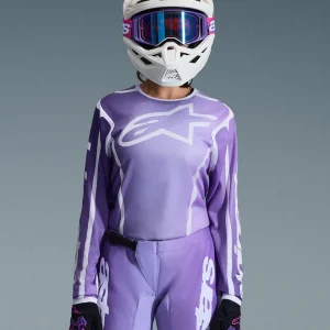 JERSEY ALPINESTARS STELLA FLUID APEX MORADO/BLANCO