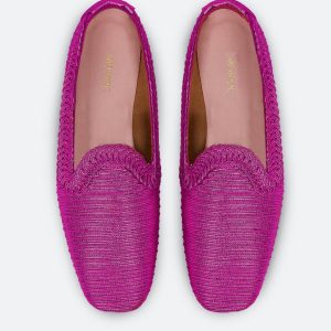 Fuchsia metallic NY loafer
