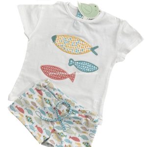 Conjunto Baño BBO Peces Colores