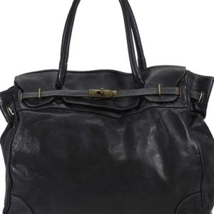 Bolso Italiano Piel BKN Negro