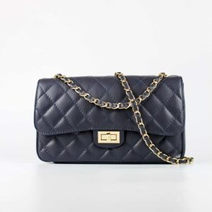 Bolso Acolchado Classic – Azul Marino