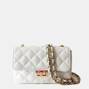Bolso Acolchado Classic Mini Blanco