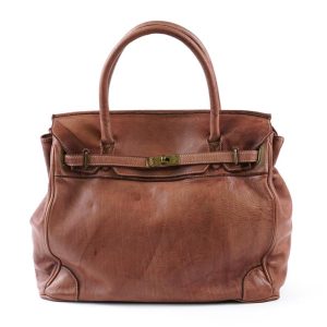 Bolso Italiano Piel BKN Camel