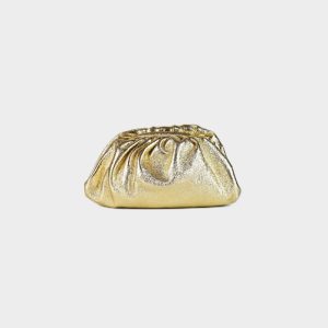 Bolso Pouch Mini – Oro Metalizado