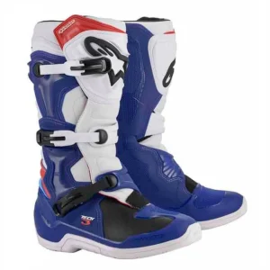 BOTAS ALPINESTARS TECH 3 AZUL-BLANCO-ROJO