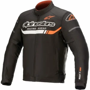 CHAQUETA ALPINESTARS T-SP S IGNITION WATERPROOF NEGRO ROJO