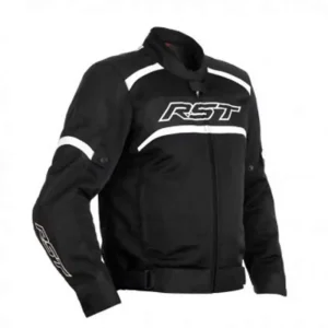 CHAQUETA RST PILOT NEGRO BLANCO