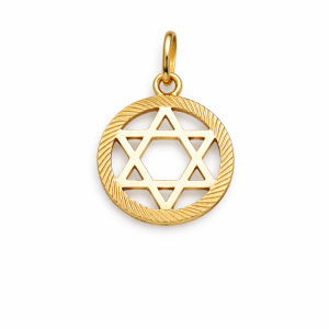 Colgante Estrella de David Oro