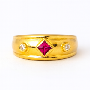Anillo romano oro 18k