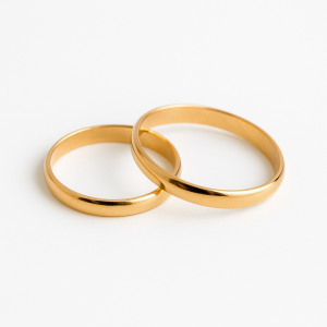 Argollas de matrimonio oro 3mm