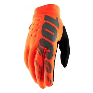 GUANTES 100% BRISKER NEOPRENO INVIERNO NARANJA