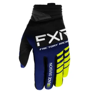 GUANTES FXR PRIME MX AZUL AMARILLO