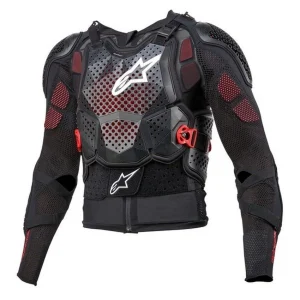 PETO INTEGRAL ALPINESTARS BIONIC TECH V3 NEGRO ROJO