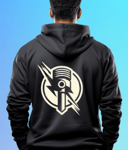 SUDADERA MOTERA HOMBRE PISTON